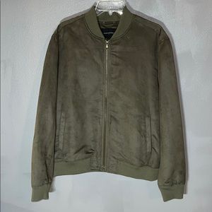 Vegan Suede Bomber Jacket From Banana Republic FS